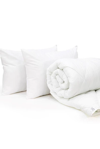 Nishev Antialerjik Silikon Çift Kişilik Yorgan (2 Adet MicroFiber Yastık Hediyeli) - 3
