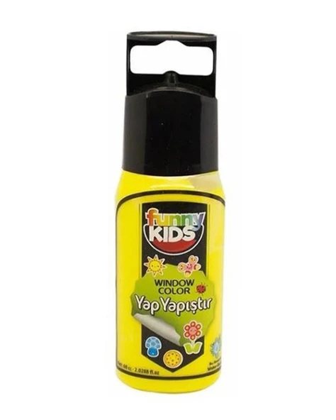 Funny Kids Yap Yapıştır Neon Sarı 60cc