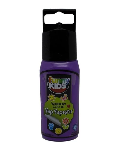 Funny Kids Yap Yapıştır Mor 60cc