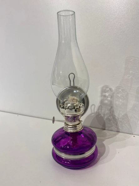 DEKORATİF VE KULLANILABİLİR GAZ LAMBASI BÜYÜK  BOY 33 CM - 4