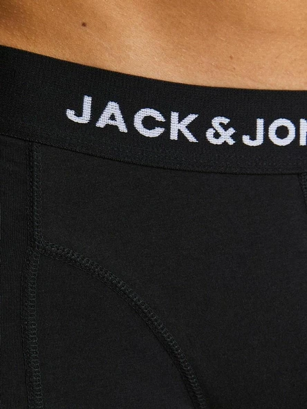 Jack Jones Black 5 Li Paket Erkek Boxer 12167028 - 4