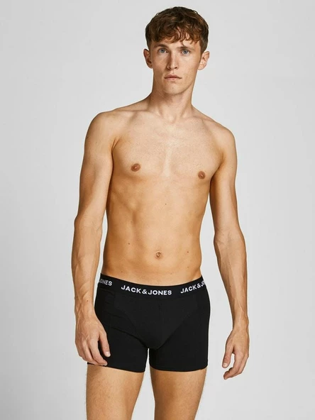 Jack Jones Black 5 Li Paket Erkek Boxer 12167028 - 5