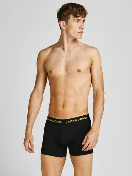 Jack Jones Black 5 Li Paket Erkek Boxer 12167028 - 2