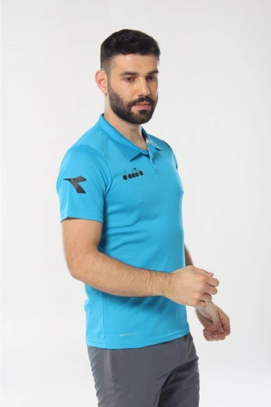 Diadora Nacce Turkuaz Polo Yakalı T-Shirt  -  1TSR06-Turkuaz - 2