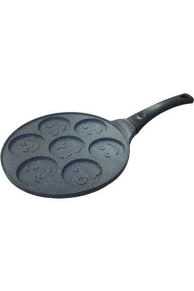 Gülenyüz Smile Döküm Granit Pankek Krep Tavası 27 CM - 3
