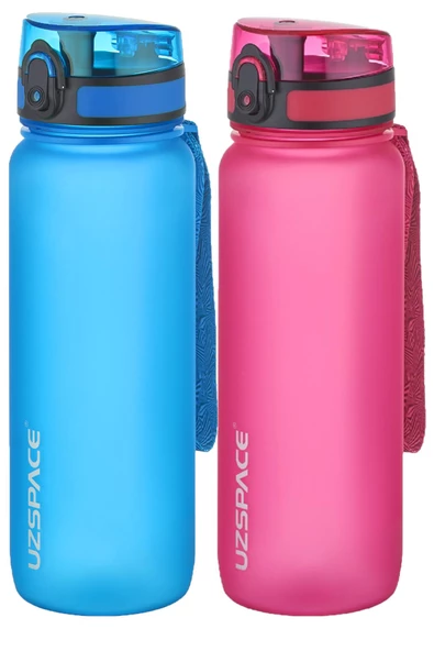 Uzspace 2'li Tritan Matara Seti 800 ml 14 Farklı Renk Seçeneği FiftyFifty - 2