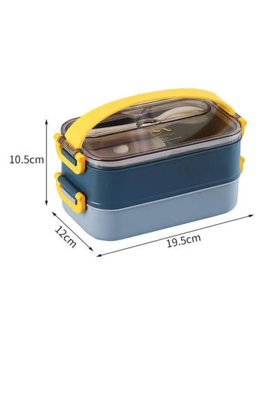 Vagonlife Bento Lunch Box Ofis-Okul İçin Yeni Nesil Sefer Tası -Çorba Kaseli Model-Paslanmaz Çelik 465 - 4