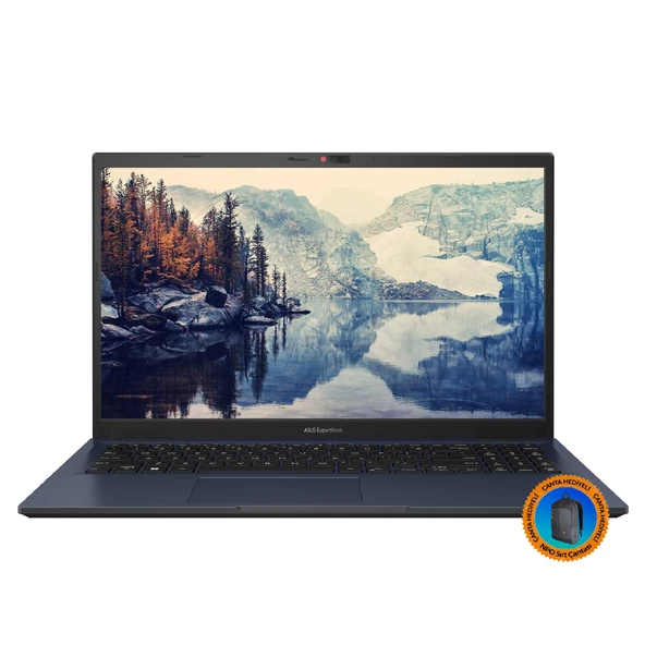 Asus ExpertBook B1 B1502CBA-I58512B0D06 i5-1235U 40GB 512SSD 15.6" FullHD FreeDOS Taşınabilir Bilgisayar-CNT007