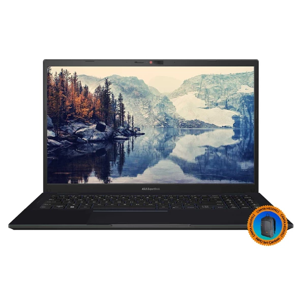 Asus ExpertBook B1 B1502CBA-I58512B0D08 i5-1235U 8GB 512SSD 15.6" FullHD W11P Taşınabilir Bilgisayar-CNT009