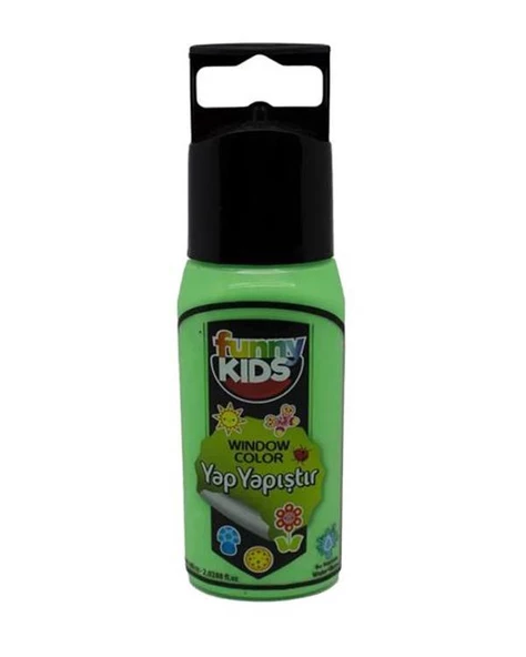 Funny Kids Yap Yapıştır Neon Yeşil 60cc
