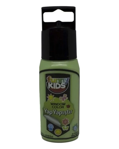 Funny Kids Yap Yapıştır Fıstık Yeşili 60cc