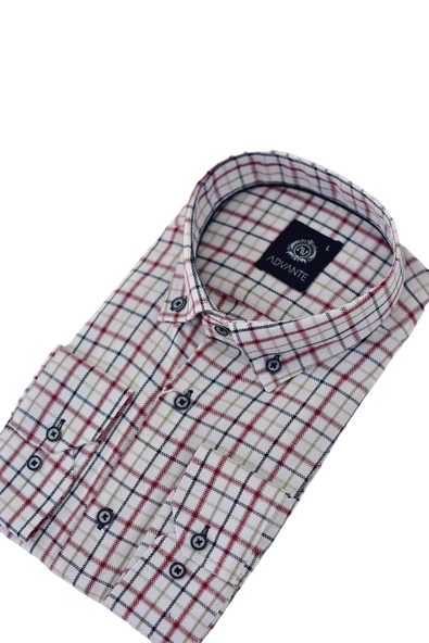 Erkek Klasik Uzun Kol Ekose Gömlek  BGL-ST03505 - Resim 4