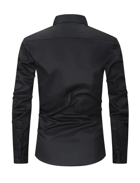 Erkek Klasik Uzun Kol Gömlek Micro BGL-ST03497 - 7