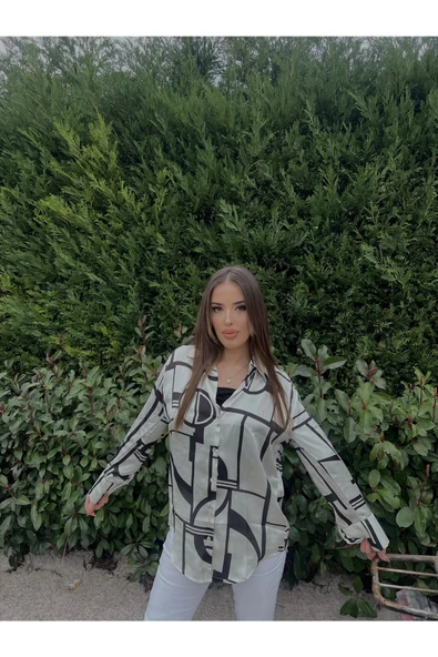 CİZGİLİ SATEN GÖMLEK ürün görseli