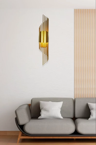 ST00 Dekoratif Ledli Duvar Aplik Sarkıt Gold 3200K Gün Işığı