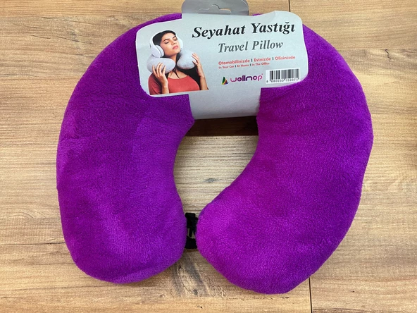 Grande Home Wellmop Seyahat Boyun Yastığı 3 Adet Mor - 2