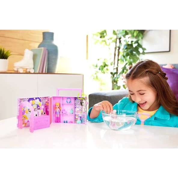 HRD65 Polly Pocket Radyo Temalı Moda Eğlencesi Oyun Seti - 6