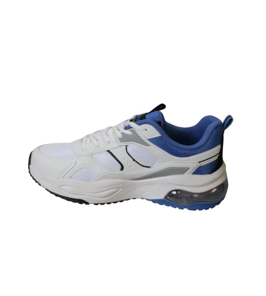 KİNETİX Ekek Beyaz X-Soft Yumuşak Havalı Taban Fileli Bağcıklı Sneaker Spor Ayakkabı - Resim 3