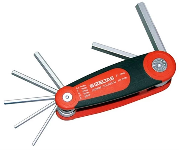 İZELTAŞ KASET ALLEN ANAHTAR TAKIMI 7PARÇA