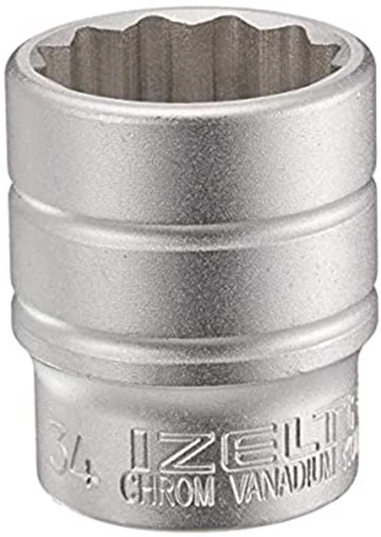 İZELTAŞ 3/4" 36mm ON İKİ KÖŞE LOKMA ANAHTAR