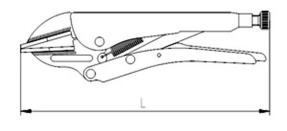 İZELTAŞ KAYNAKÇI AYARLI PENSE (DÜZ AĞIZ) - 2