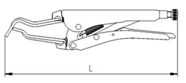 İZELTAŞ KAYNAKÇI AYARLI PENSE (BORU İÇİN) - 2