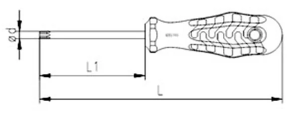 İZELTAŞ T20 TORX UÇLU TORNAVİDA - 2