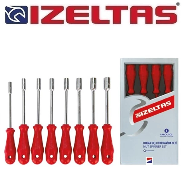 İZELTAŞ LOKMA UÇLU TORNAVİDA SETİ 8 PARÇA - 2
