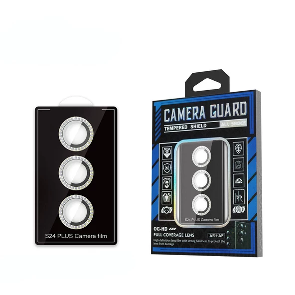 Vendas Samsung Galaxy S24 Plus Zore Diamond Kamera Lens Koruyucu Cam Filmi - 5