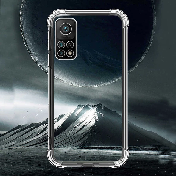 Xiaomi Mi 10T Pro 5G Kılıf Şeffaf Nitro Anti Shock Kapak - Resim 2