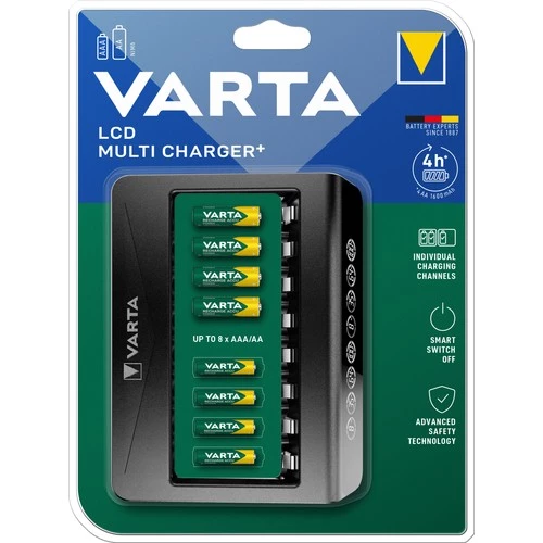 Varta Lcd Multi Plus 8'Li Aa/Aaa Pil Şarj Cihazı