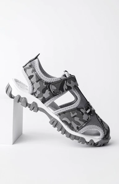 Muggo TWEETY Garantili Günlük Ortopedik Hafif Taban Önü Kapalı Cırtlı Unisex Çocuk Sandalet - 3