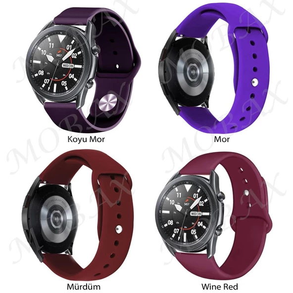 Huawei Watch 3 / 3 Pro Kordon Silikon Spor Kordon - Resim 4