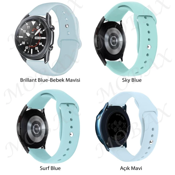 Huawei Watch 3 / 3 Pro Kordon Silikon Spor Kordon - Resim 7