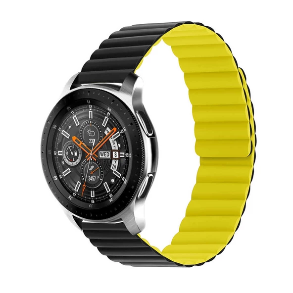 Huawei Watch GT 3 42mm Kordon Renkli Strap Deri Loop Kordon