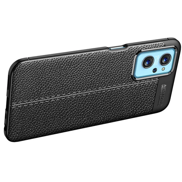 Oppo A76 Kılıf Deri Tarzı Niss Silikon Case Kapak - Resim 8