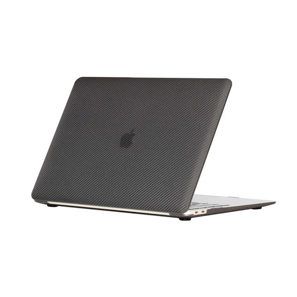 Apple Macbook Pro 13.3' 2020 2021 A2338 A2251 A2289 Karbon Fiber Desenli Kapak