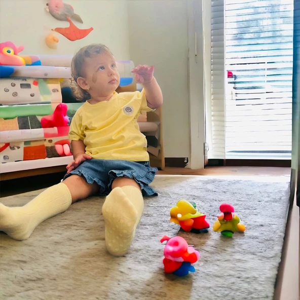 Kukita 4 lü Candy Dizaltı Çorap Seti - 7