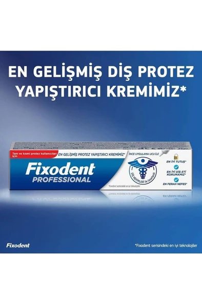 Fixodent Professioanal Diş Protez Yapıştırıcı Krem 40 Gr - 8