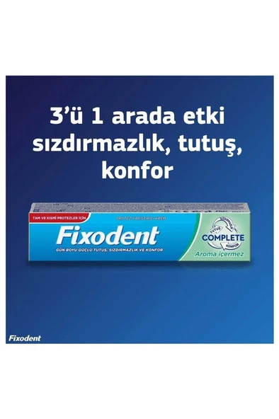 Fixodent Diş Protez Yapıştırıcı Krem Complete 47 gr - 6