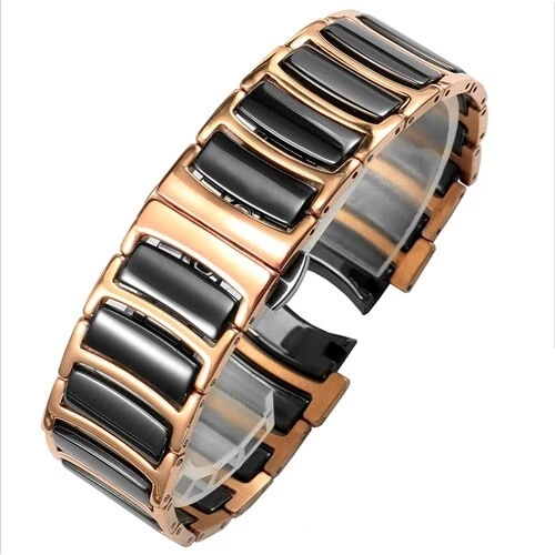Huawei Watch GT GT2 GT3 GT4 42mm/Honor Magic 2 Kordon Çerçeveli Seramik Metal Kordon - 6