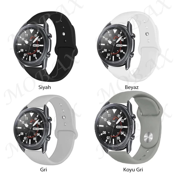 Huawei Honor Magic Watch 2 42mm Kordon Silikon Spor Kordon - 5
