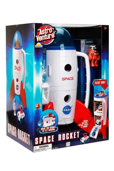 Çocuklara Unutulmaz Bir Hediye: Astro Venture Sesli ve Işıklı Uzay Roketi! - 2