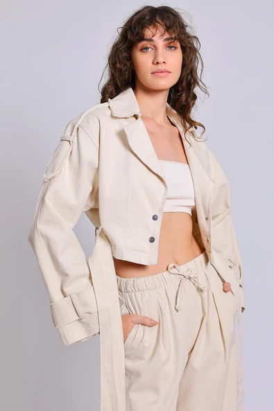 REGLAN KISA CEKET TAŞ - 4