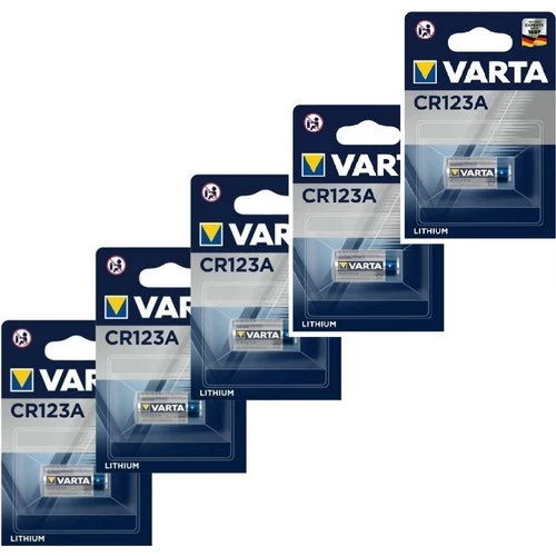 D-light Varta 6205 CR123A 3V Lityum Pil 5'li