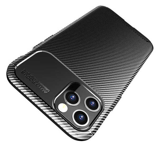 Vendas Apple iPhone 12 Pro Max Kılıf Zore Negro Silikon Kapak - 12