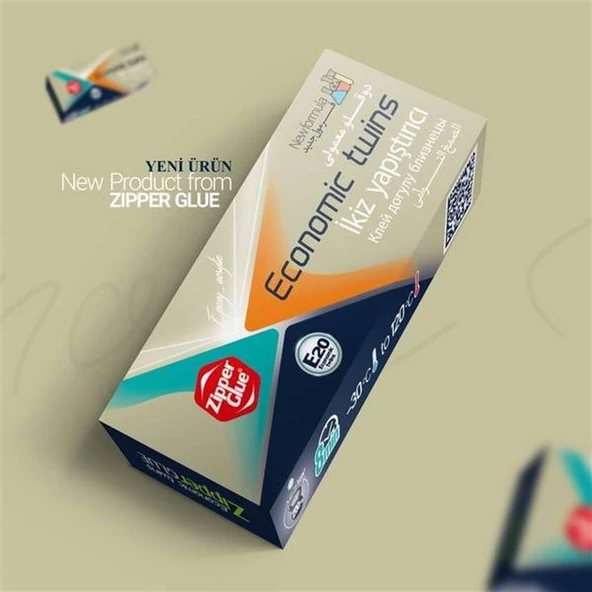 ZİPPER GLUE ECO TWİNS PLASTİK ÇELİK YAPIŞTIRICI ÇİFT KARIŞIMLI 20 GR