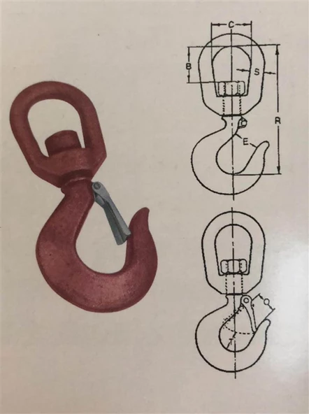 3000 KG FIRDÖNDÜLÜ KANCA - 2