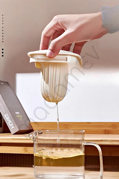 2'li Isıya Dayanıklı Borosilikat Cam Demlik Çelik Filtreli Bitki Çayı Demliği & Kulplu Sürahi 850ml - 6