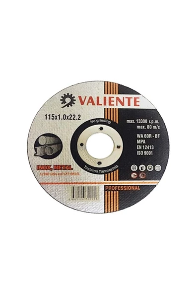 VALIENTE 115*1 mm INOX KESİCİ TAŞ